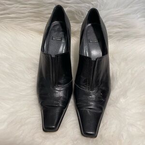 Stuart Weitzman Black Pointy Toe Heels